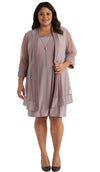 R&M Richards Short Plus Size Formal Dress Sale - The Dress Outlet