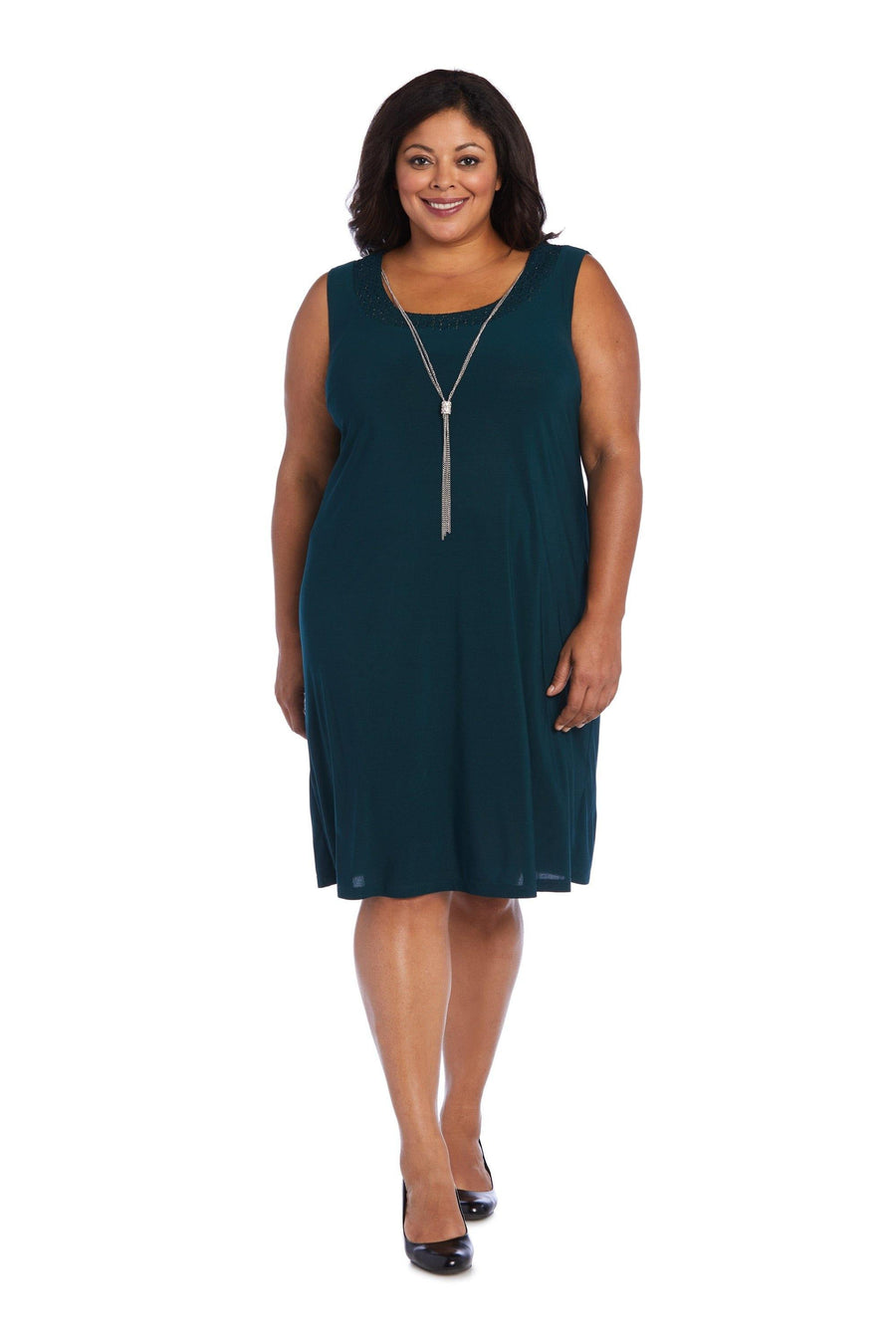 R&M Richards Short Plus Size Formal Dress Sale - The Dress Outlet