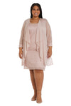 R&M Richards Short Plus Size Jacker Dress 5558W - The Dress Outlet