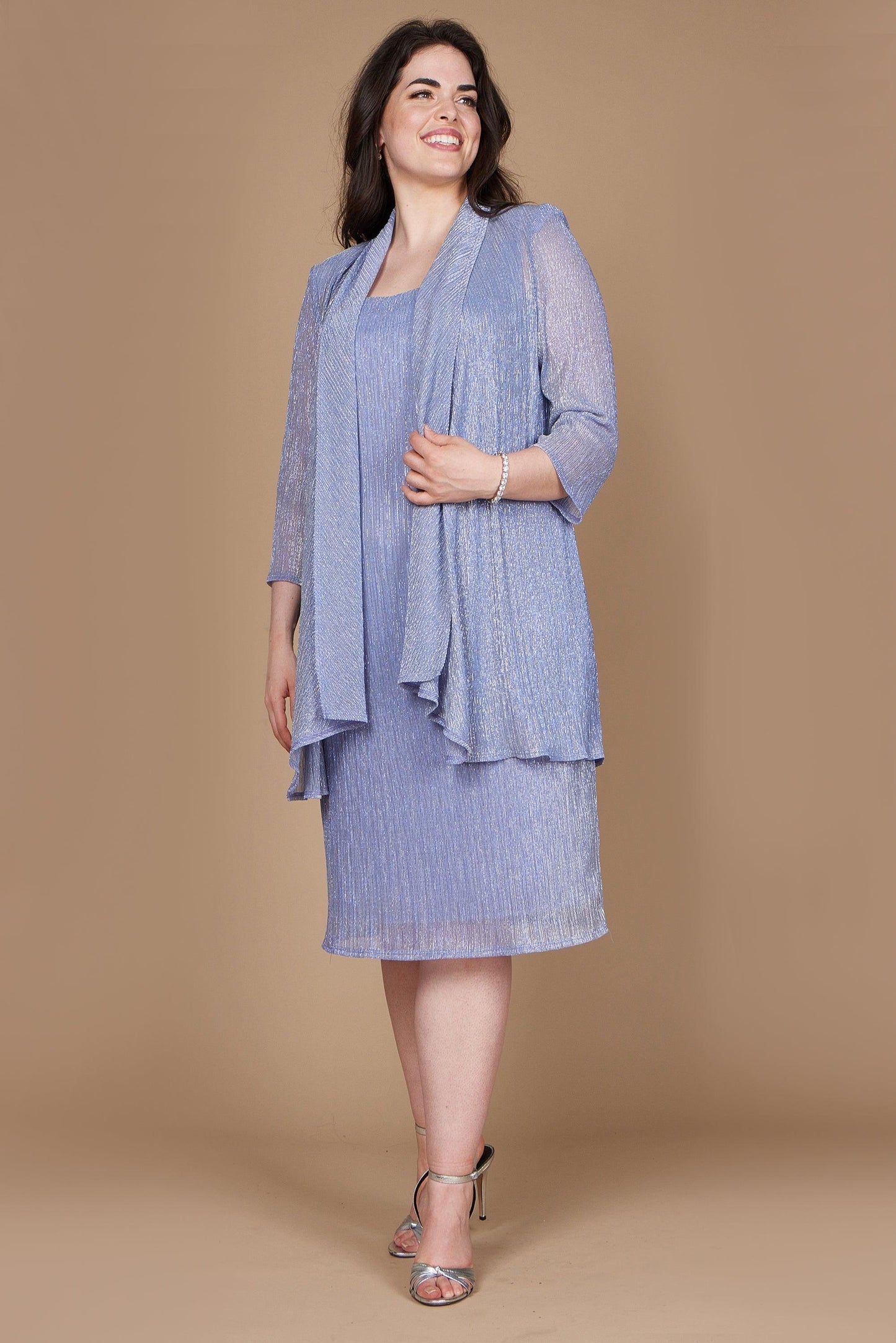 R&M Richards Short Plus Size Jacket Dress 5191W - The Dress Outlet