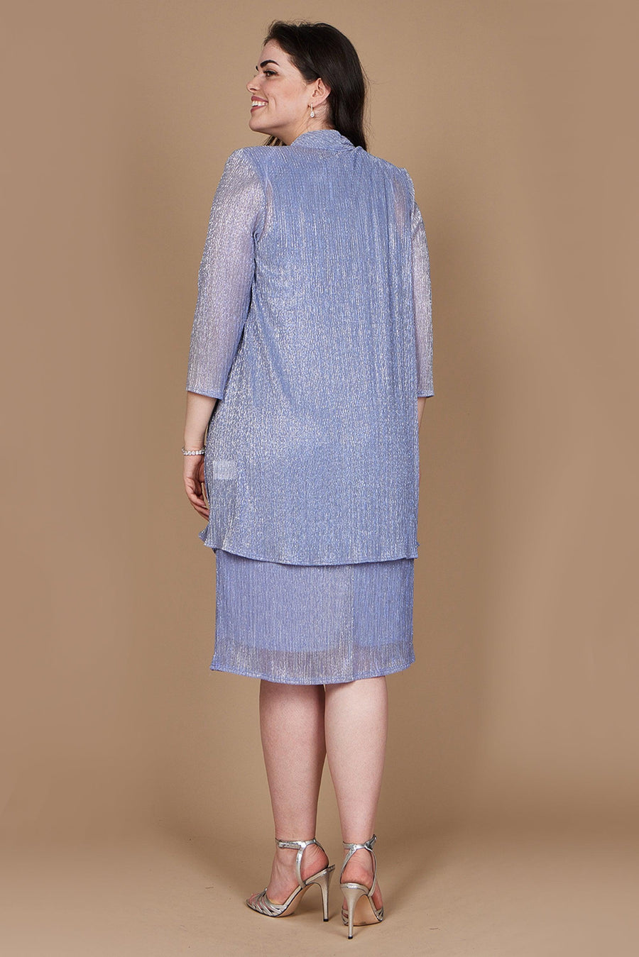 R&M Richards Short Plus Size Jacket Dress 5191W - The Dress Outlet