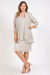 R&M Richards Short Plus Size Jacket Dress 5191W - The Dress Outlet