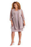 R&M Richards Short Plus Size Jacket Dress 5327W - The Dress Outlet