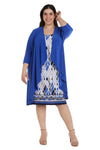 R&M Richards Short Plus Size Jacket Dress 7987W - The Dress Outlet