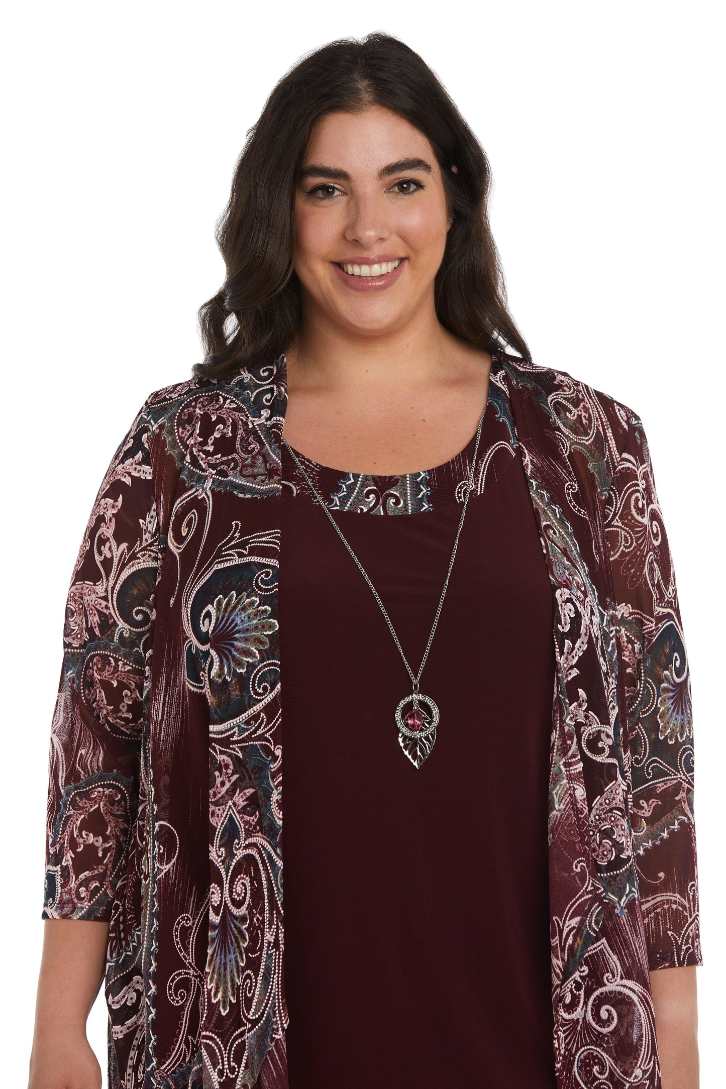 R&M Richards Short Plus Size Jacket Dress 9187W - The Dress Outlet