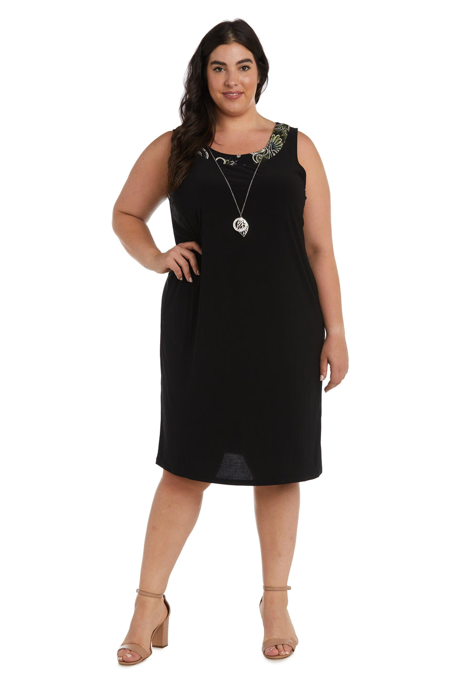 R&M Richards Short Plus Size Jacket Dress 9187W - The Dress Outlet