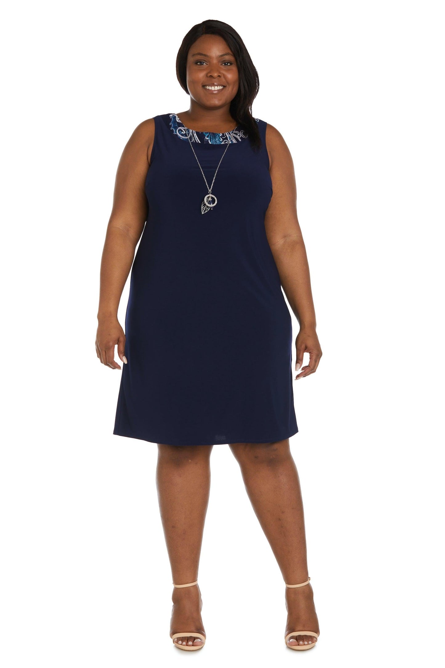 R&M Richards Short Plus Size Jacket Dress 9187W - The Dress Outlet