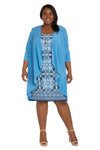 R&M Richards Short Plus Size Jacket Dress 9227W - The Dress Outlet