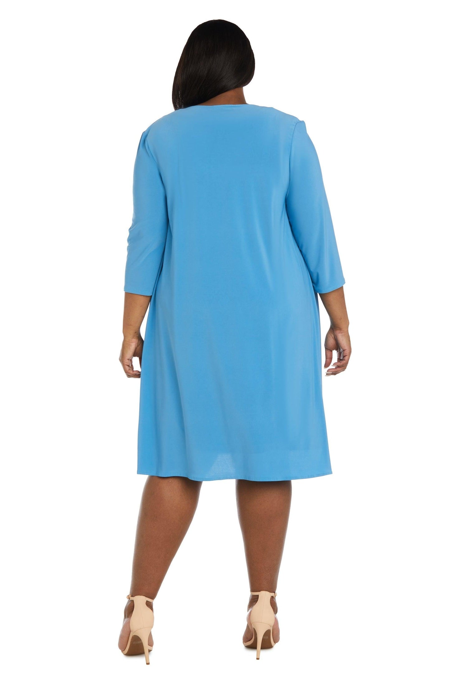 R&M Richards Short Plus Size Jacket Dress 9227W - The Dress Outlet