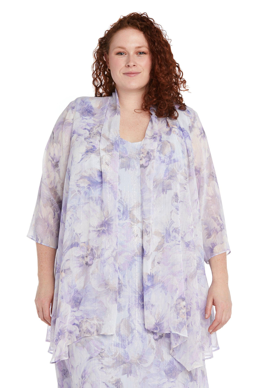 R&M Richards Short Plus Size Jacket Dress 9408W - The Dress Outlet