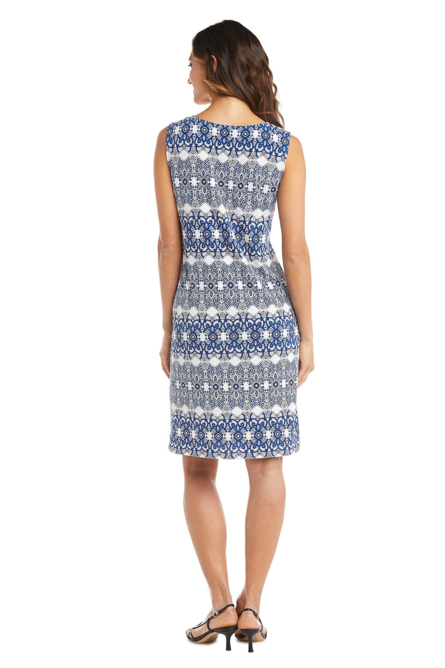 R&M Richards Short Print Jacket Petite Dress 7687P - The Dress Outlet