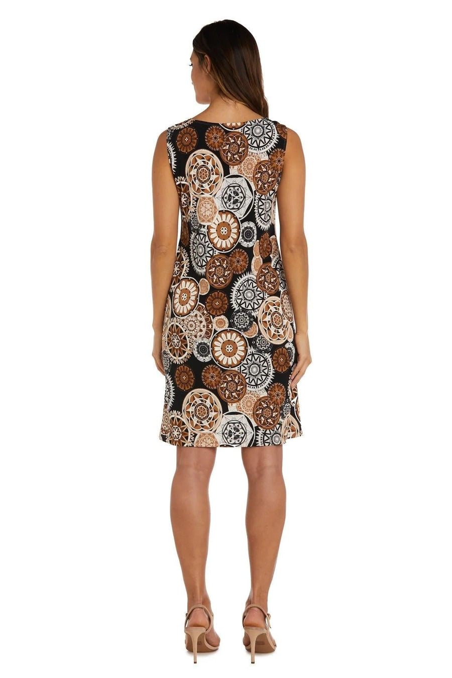 R&M Richards Short Print Jacket Petite Dress 7907P - The Dress Outlet