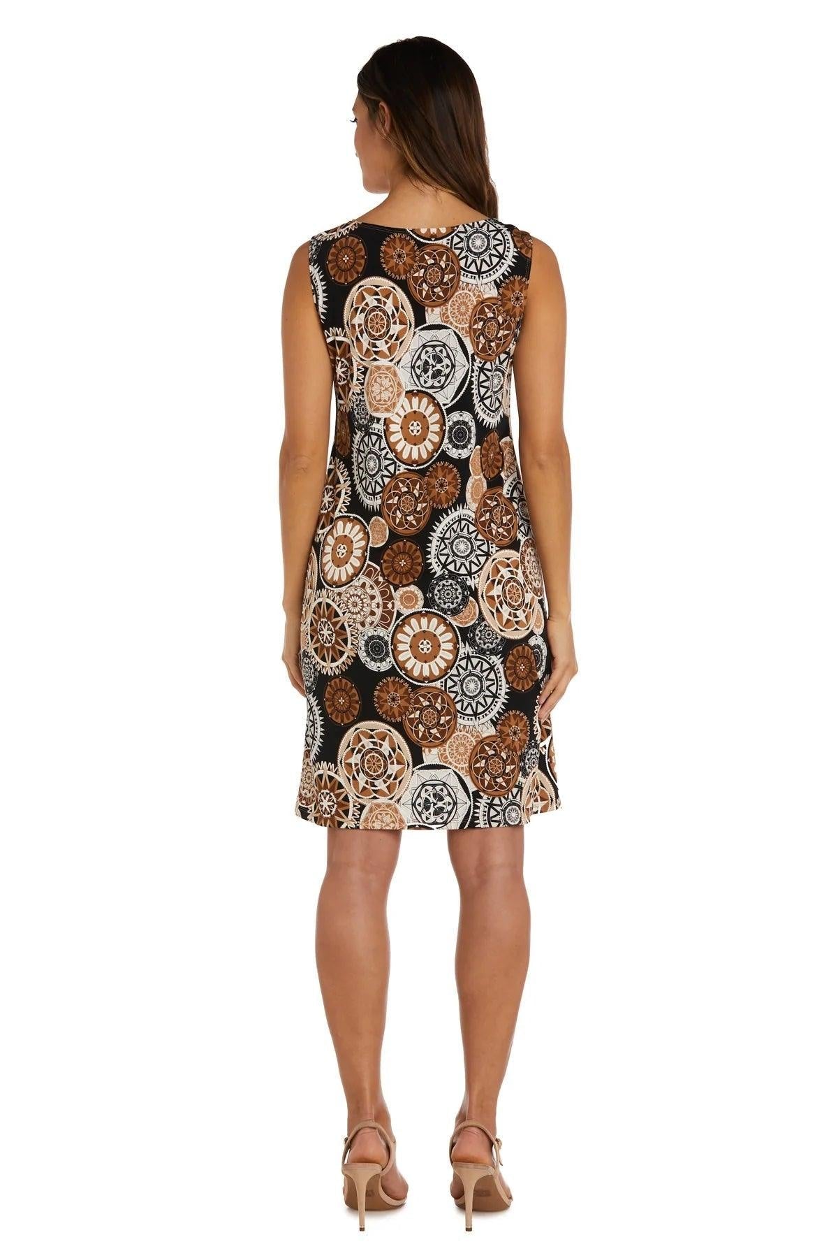 R&M Richards Short Print Jacket Petite Dress 7907P - The Dress Outlet