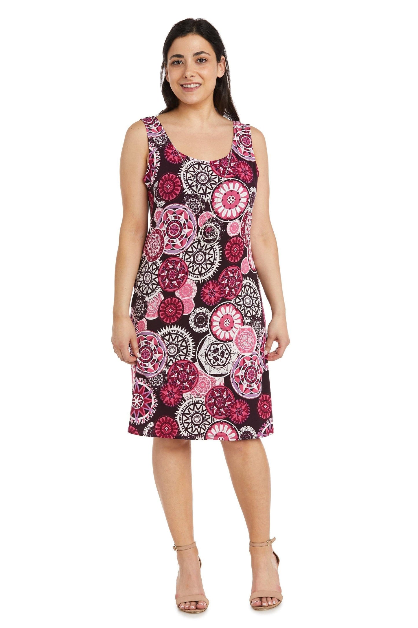 R&M Richards Short Print Jacket Petite Dress 7907P - The Dress Outlet