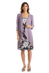 R&M Richards Short Puff Print Jacket Dress 7897 - The Dress Outlet
