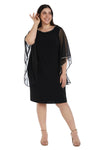 R&M Richards Short Sleeve Plus Size Dress 2678W - The Dress Outlet
