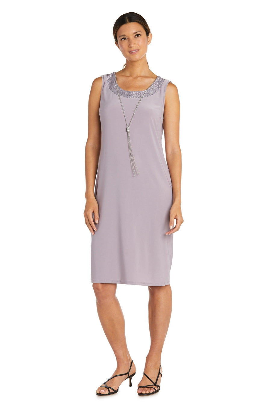 R&M Richards Short Sleeveless Jacket Dress 7597 - The Dress Outlet