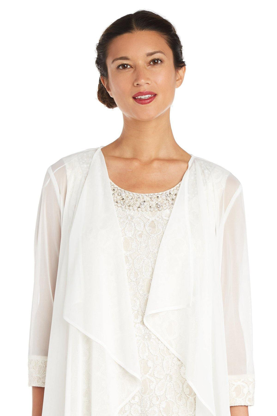 R&M Richards Short Sleeveless Petite Dress 2208P - The Dress Outlet