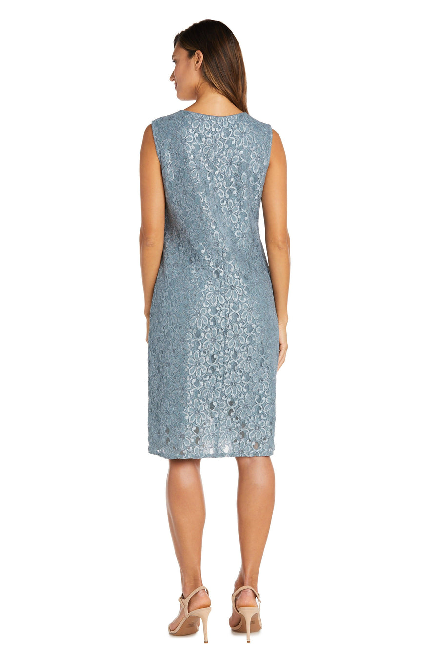 R&M Richards Short Sleeveless Petite Dress 2208P - The Dress Outlet