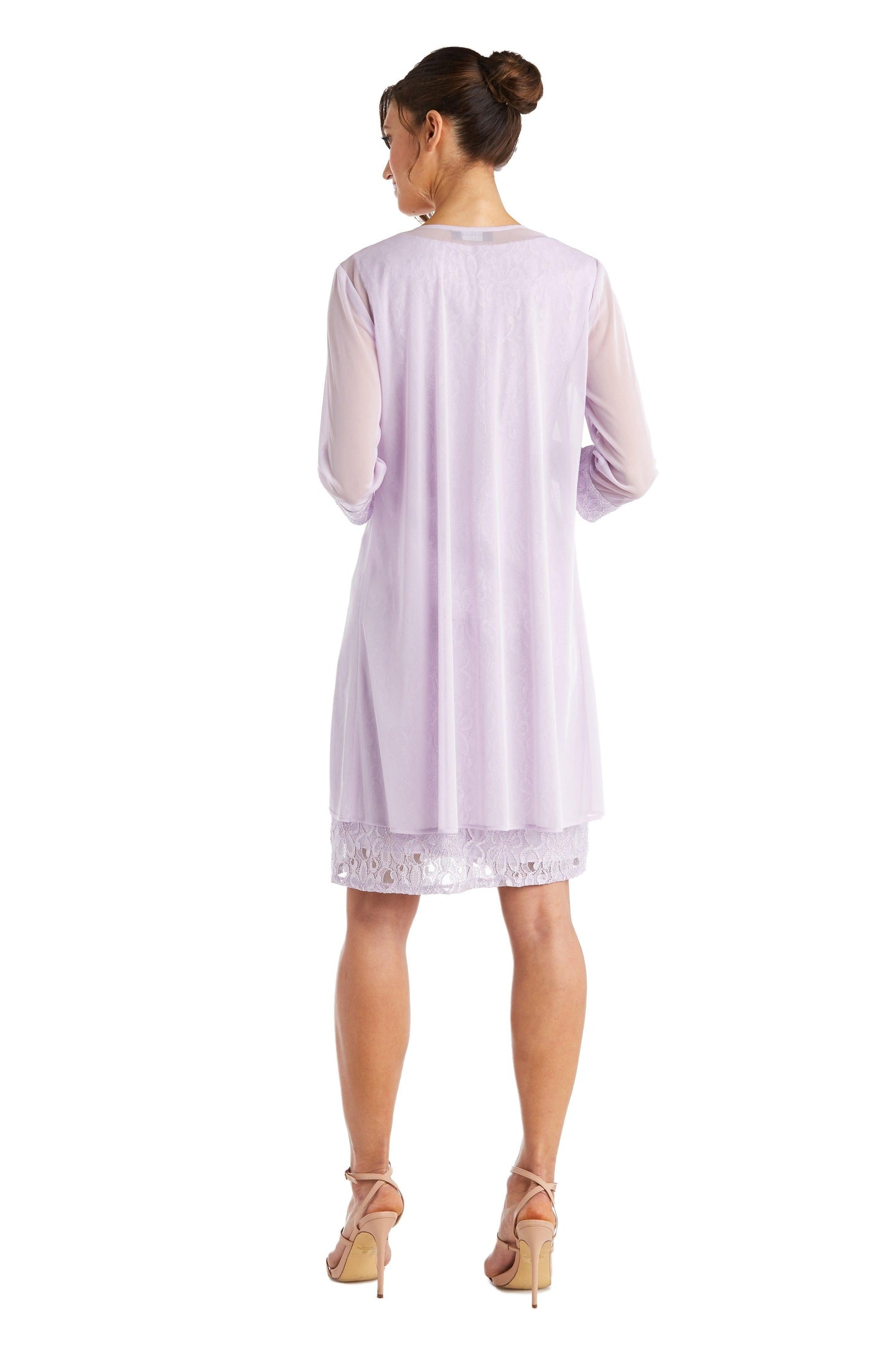 R&M Richards Short Sleeveless Petite Dress 2208P - The Dress Outlet