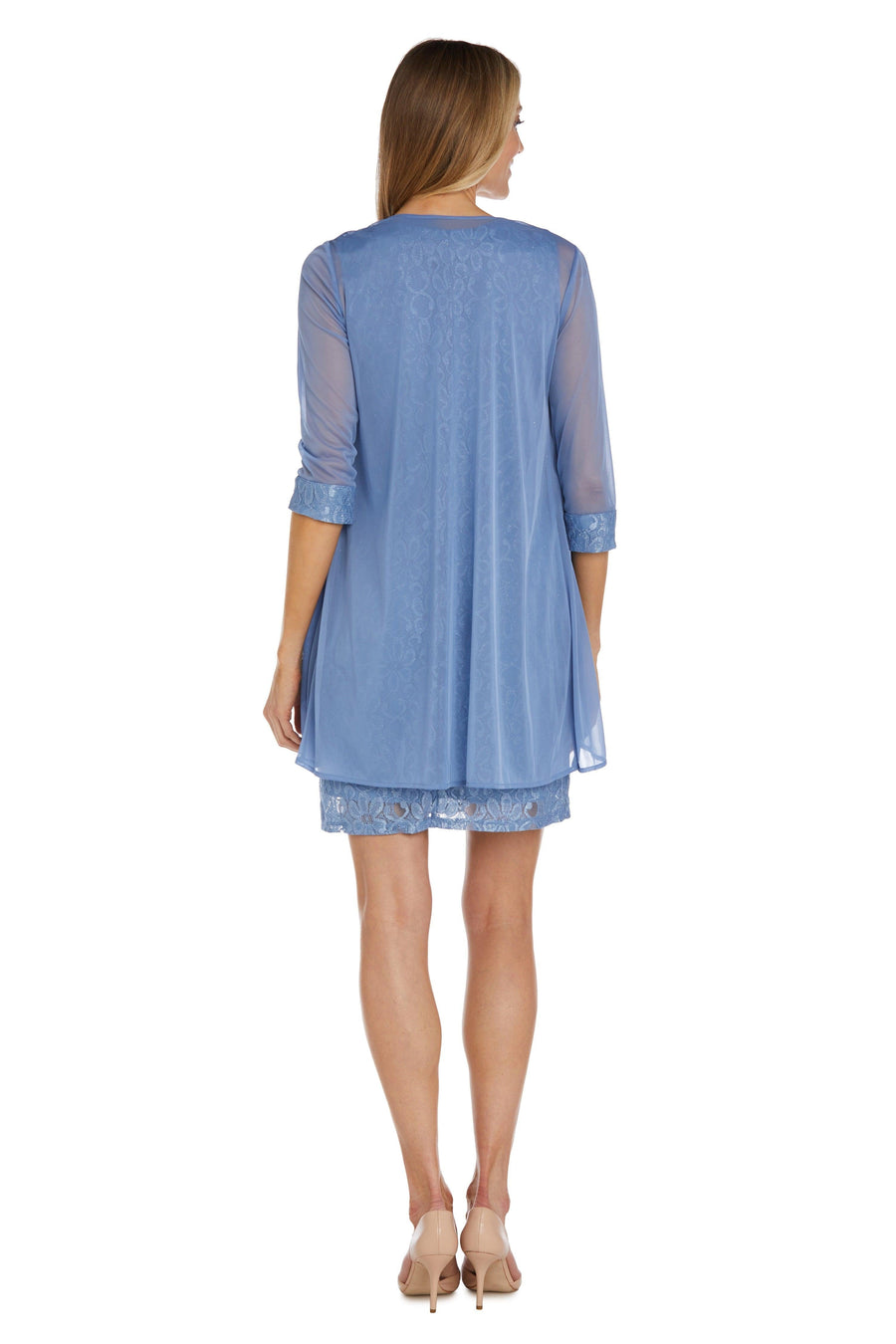 R&M Richards Short Sleeveless Petite Dress 2208P - The Dress Outlet