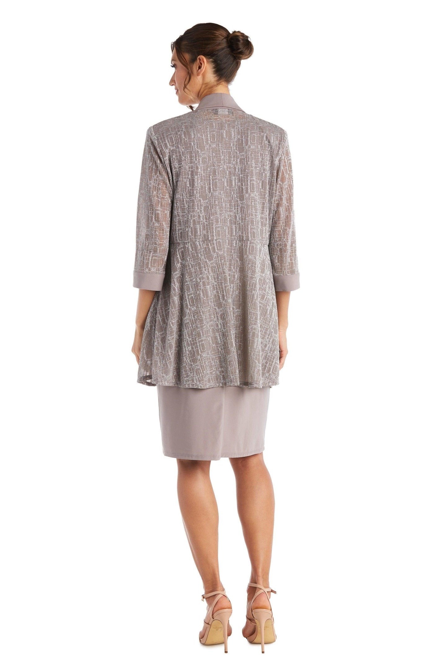 R&M Richards Short Two Piece Jacket Dress 5823P - The Dress Outlet