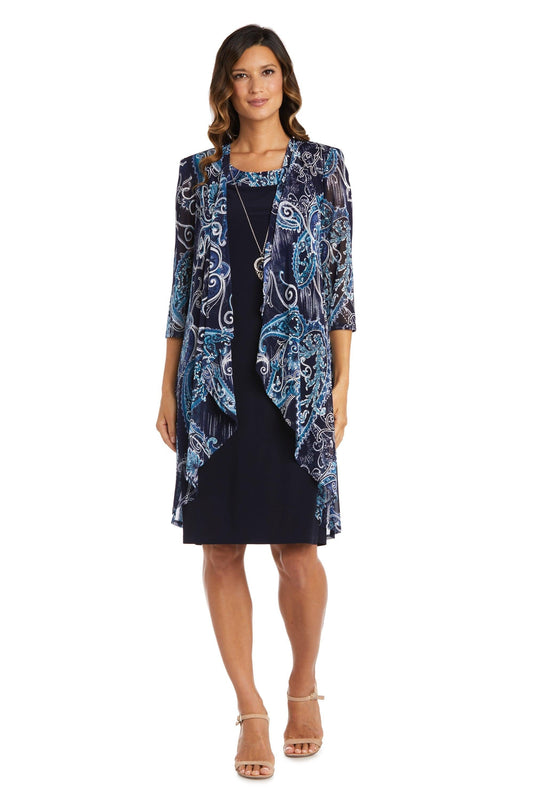 R&M Richards Short Two Piece Jacket Dress 9187 - The Dress Outlet