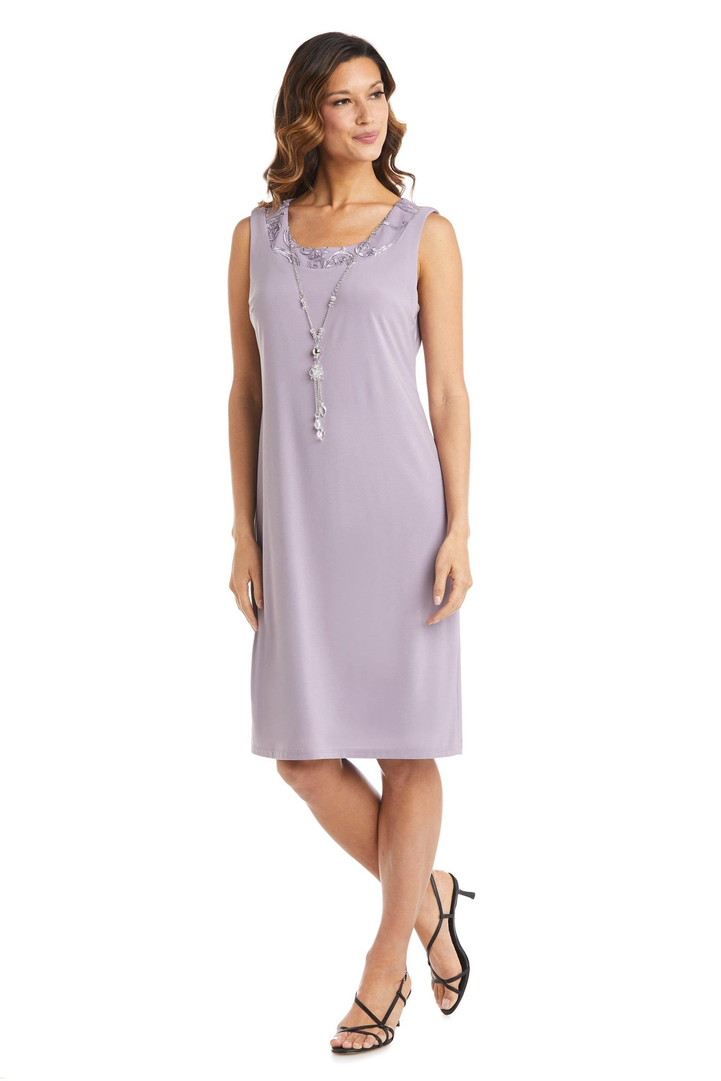 R&M Richards Short Two Piece Set Petite Dress 7077P - The Dress Outlet