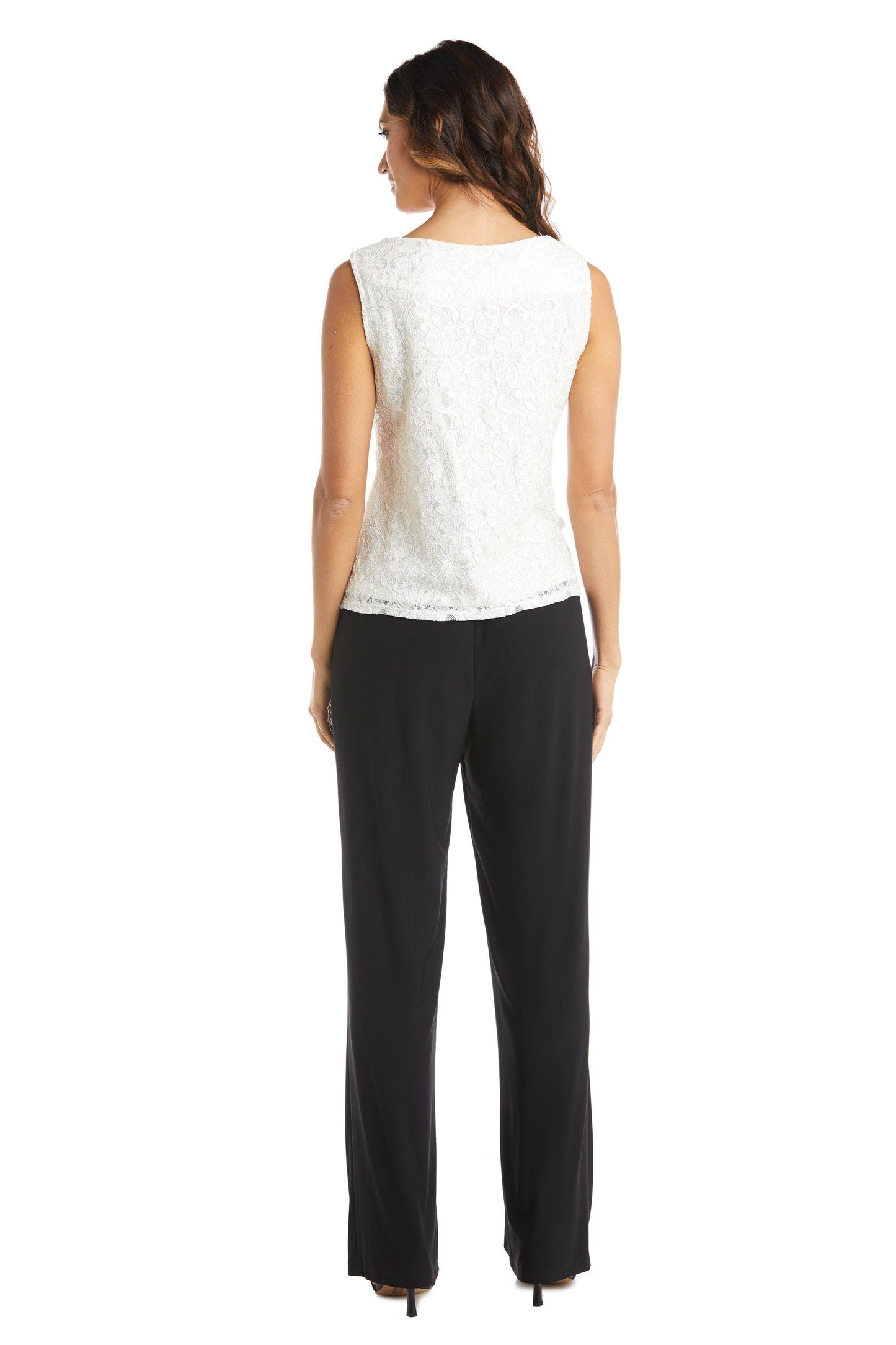 R&M Richards Two Piece Set Beaded Top 5988 - The Dress Outlet