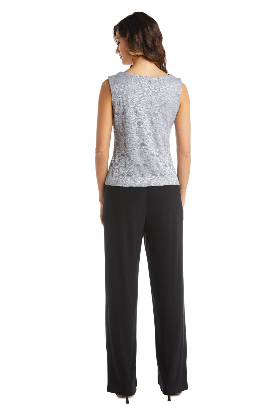 R&M Richards Two Piece Set Beaded Top 5988 - The Dress Outlet