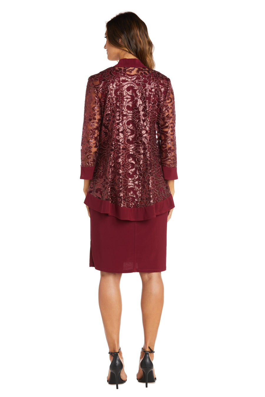 R&M Richards Two Piece Short Jacket Dress 7387 - The Dress Outlet