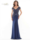 Rina di Montella Beaded Long Formal Dress 2743 - The Dress Outlet