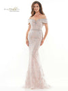 Rina di Montella Lace Formal Long ormal Dress 2737 - The Dress Outlet