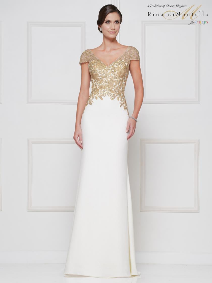 Rina di Montella Long Formal Dress 2652 - The Dress Outlet