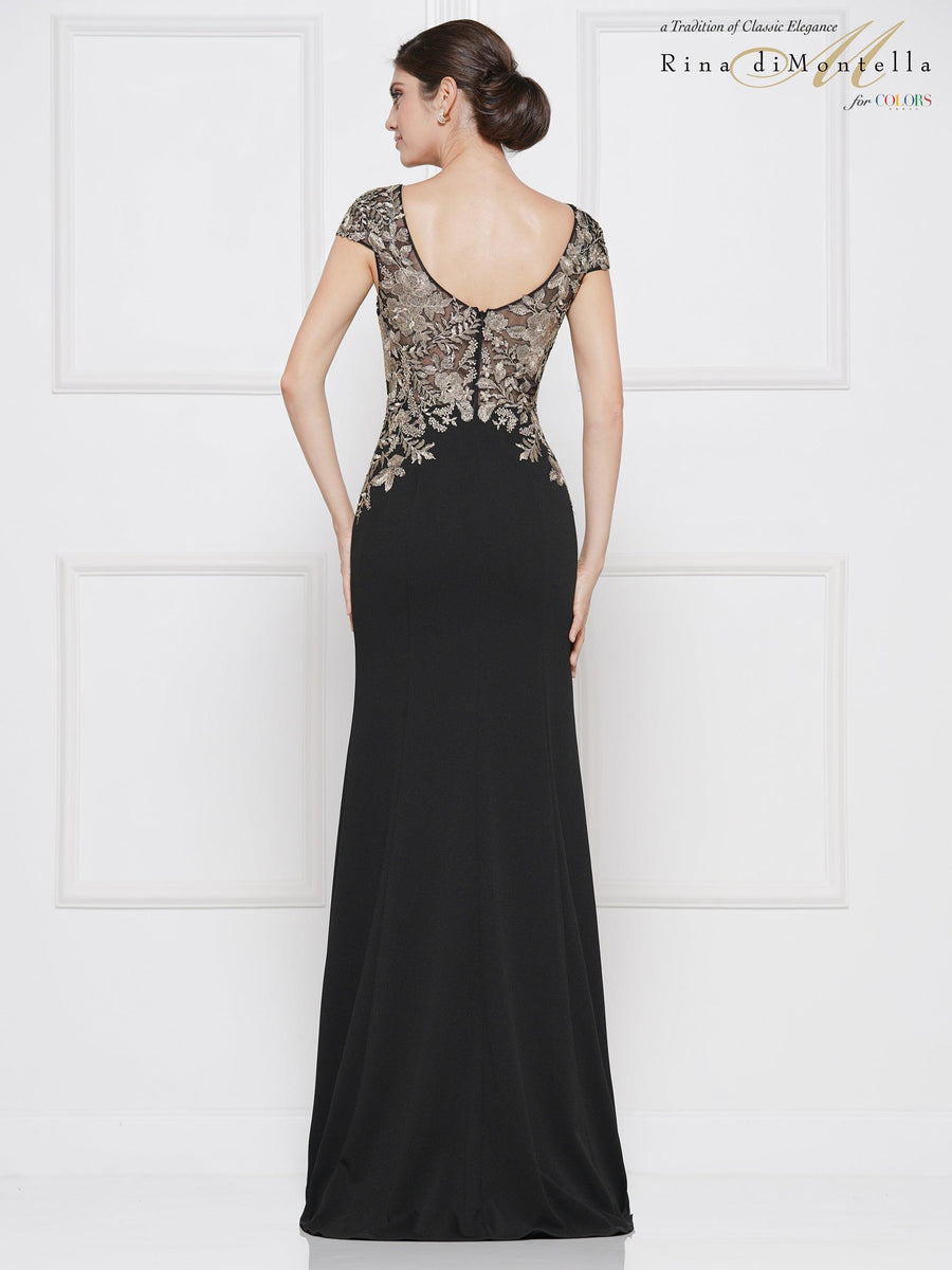 Rina di Montella Long Formal Dress 2652 - The Dress Outlet