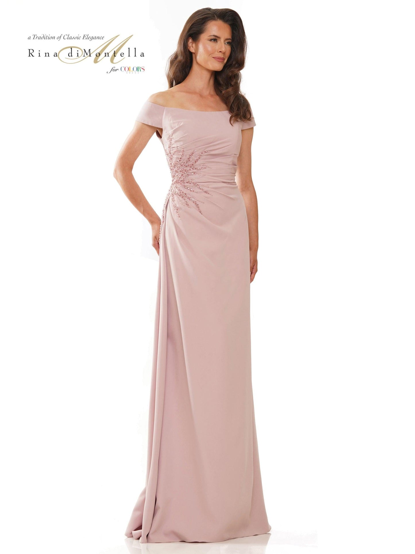 Rina di Montella Long Formal Dress 2806 - The Dress Outlet