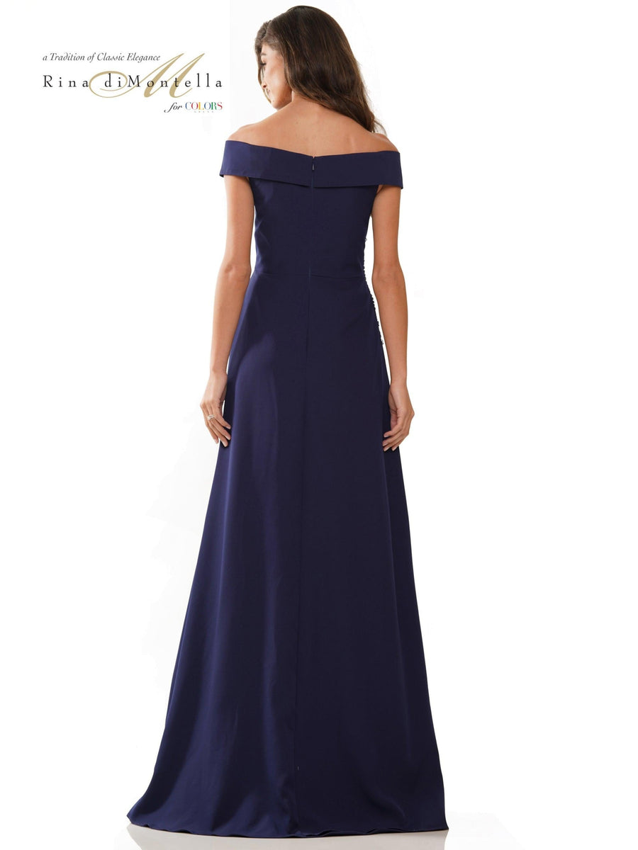Rina di Montella Long Formal Dress 2806 - The Dress Outlet