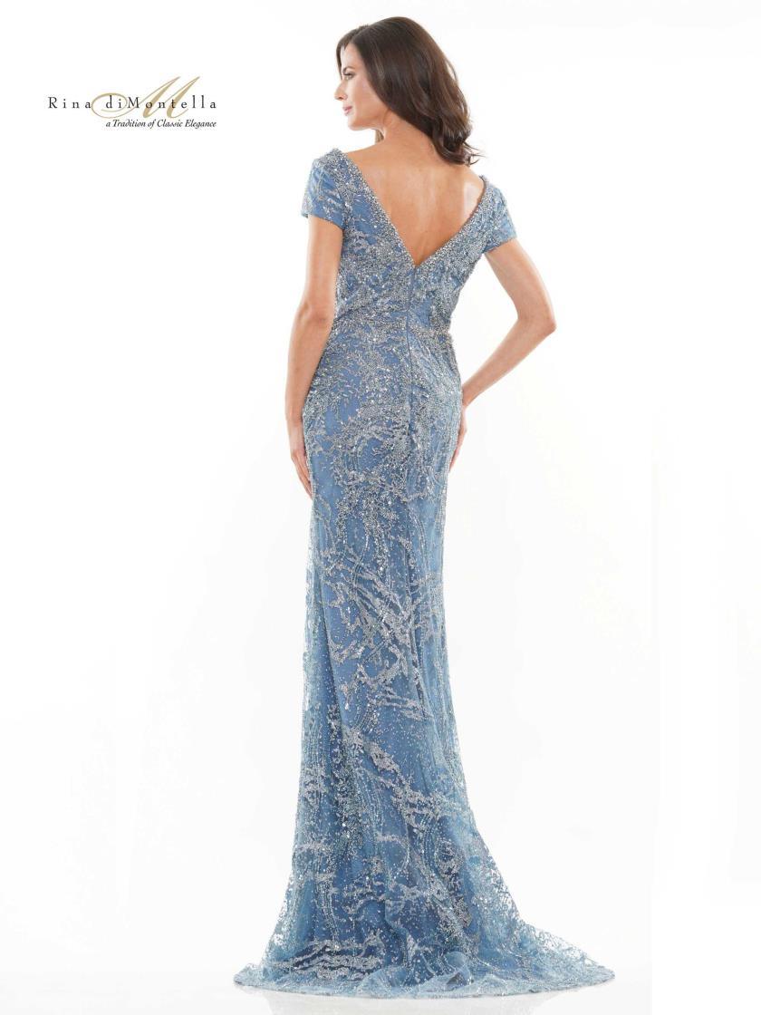 Rina di Montella Long Formal Evening Dress 2738 - The Dress Outlet