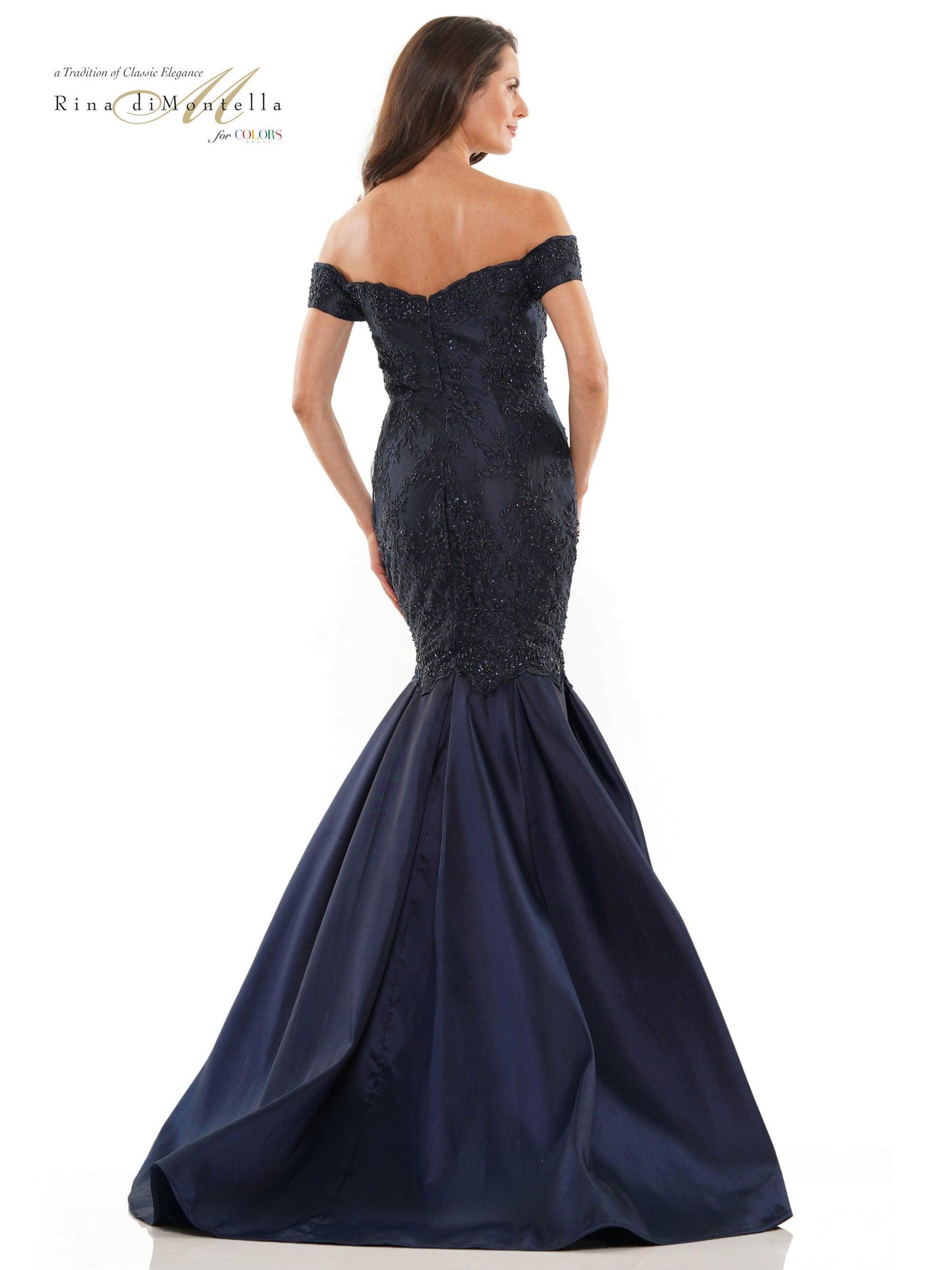 Rina di Montella Long Formal Mermaid Dress 2783 - The Dress Outlet