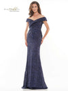 Rina di Montella Long Formal Off Shoulder Gown 2740 - The Dress Outlet