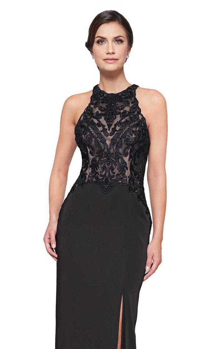 Rina Di Montella Long Prom Fitted Dress - The Dress Outlet