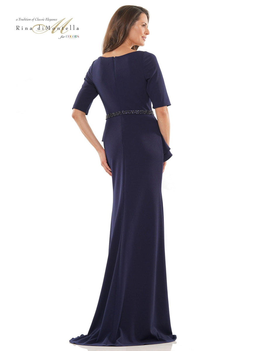 Rina di Montella Mother of the Bride Long Gown 2761 - The Dress Outlet
