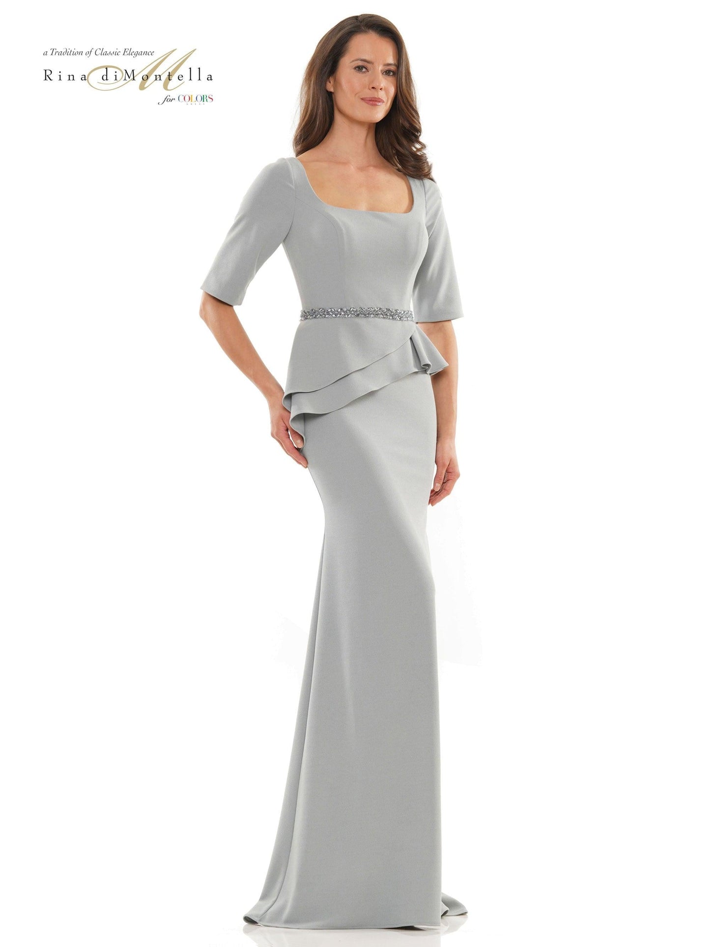 Rina di Montella Mother of the Bride Long Gown 2761 - The Dress Outlet