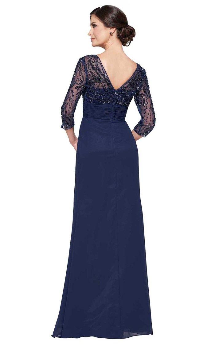 Rina De Montilla Long Mother of the Bride Dress - The Dress Outlet