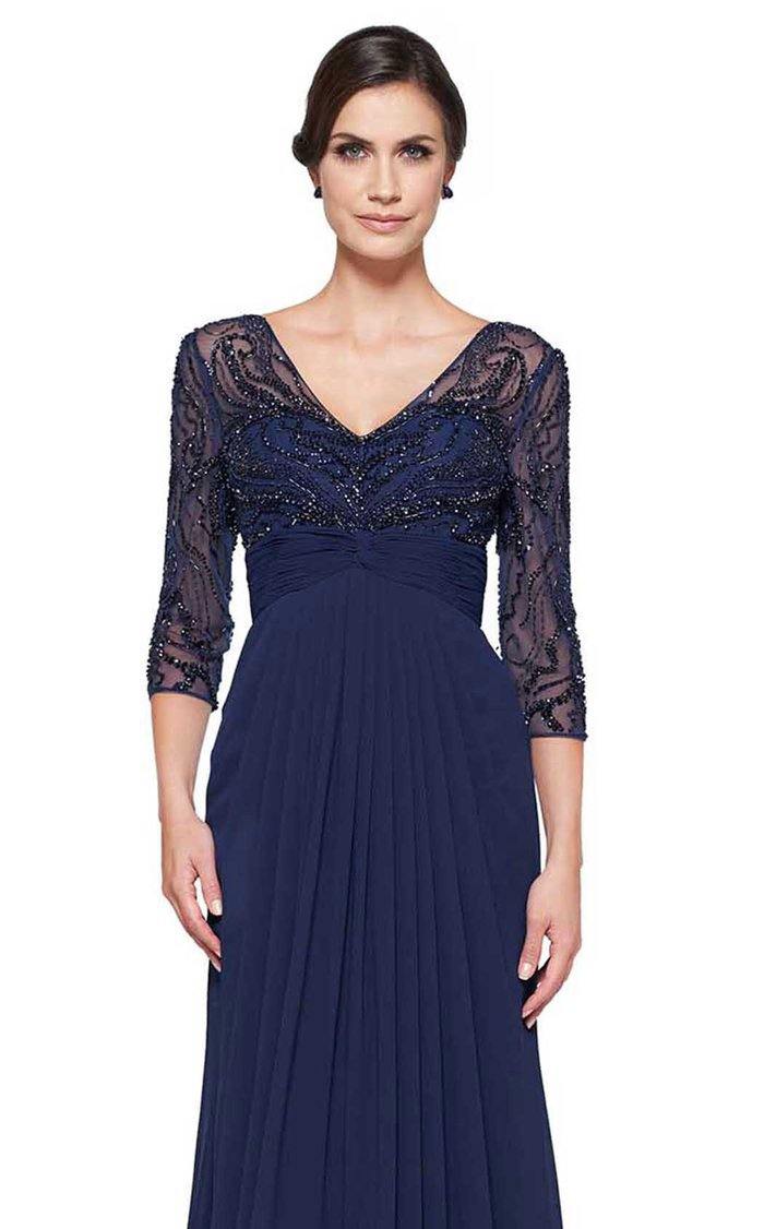 Rina De Montilla Long Mother of the Bride Dress - The Dress Outlet