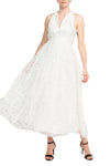 Formal Dresses Long Formal A Line Lace Midi Dress White