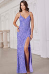 Prom Dresses Long Formal Beaded Slit Evening Dress Peri