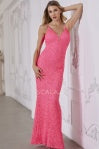 Prom Dresses Formal Long Fitted Evening Prom Dress Fuchsia