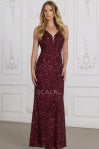 Prom Dresses Formal Long Fitted Evening Prom Dress Burgundy
