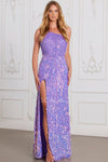 Prom Dresses Prom Beaded Long Formal Sequin Evening Dress Lilac